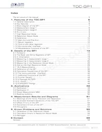 TDC-GP1 Datasheet Page 3