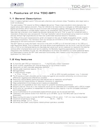 TDC-GP1 Datasheet Page 6