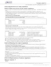 TDC-GP1 Datasheet Page 17