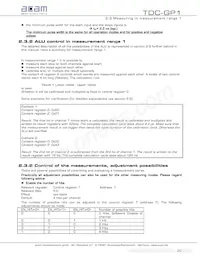 TDC-GP1 Datasheet Page 20