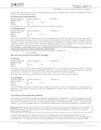 TDC-GP1 Datasheet Page 21