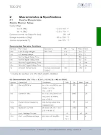 TDC-GP2 T&R 1K Datasheet Page 8