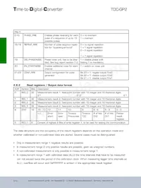 TDC-GP2 T&R 1K Datasheet Pagina 21