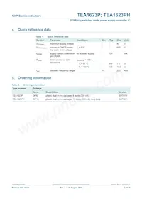TEA1623PH/N1 Datasheet Page 2