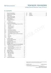 TEA1623PH/N1 Datasheet Page 20