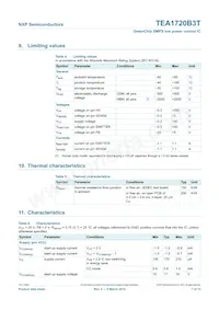 TEA1720B3T/1J Datasheet Page 7