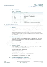 TEA1720BT/1J Datasheet Page 4