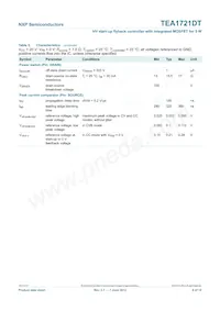 TEA1721DT/N1 Datasheet Page 9