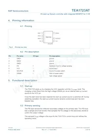 TEA1723AT/N1 Datasheet Page 4