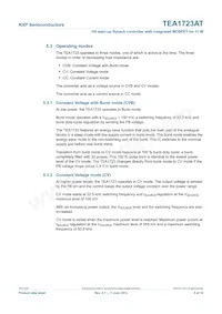 TEA1723AT/N1 Datasheet Page 5