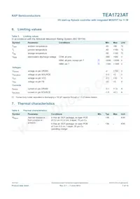 TEA1723AT/N1 Datasheet Page 7