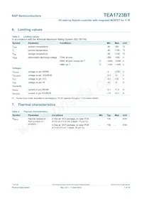 TEA1723BT/N1數據表 頁面 7