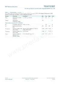 TEA1723BT/N1 Datasheet Page 9