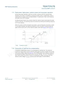 TEA1731LTS/1 Datasheet Page 8