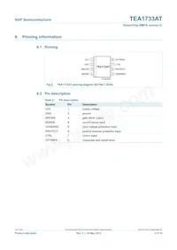 TEA1733AT/N1 Datasheet Page 3