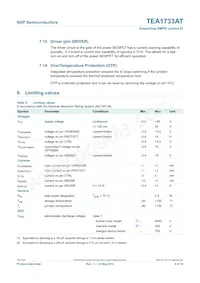 TEA1733AT/N1 Datasheet Page 9