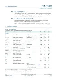 TEA1733BT/N2數據表 頁面 9