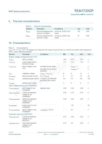TEA1733CP/N1 Datasheet Page 11