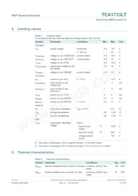 TEA1733LT/N2 Datasheet Page 11