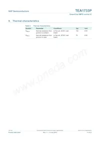 TEA1733P/N1 Datasheet Page 11