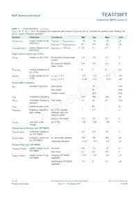 TEA1738FT/N1 Datasheet Pagina 13