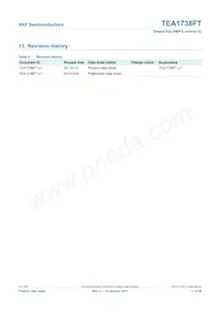 TEA1738FT/N1 Datasheet Pagina 17