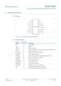 TEA1753LT/N1 Datasheet Page 5