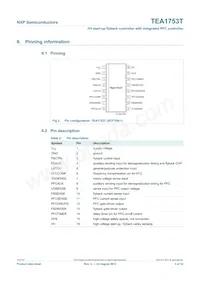 TEA1753T/N1 Datasheet Page 5
