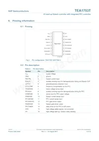 TEA1753T/N1 Datasheet Pagina 5