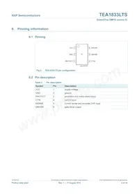 TEA1833TS/1X Datasheet Page 4