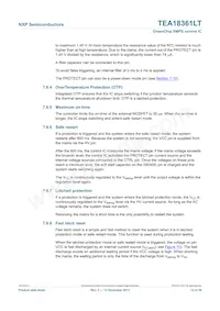 TEA18361LT/1J Datasheet Page 12