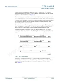 TEA18361LT/1J Datasheet Pagina 14