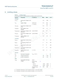 TEA18361LT/1J Datasheet Page 18