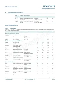 TEA18361LT/1J Datasheet Pagina 19