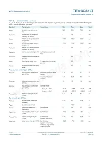 TEA18361LT/1J Datasheet Page 20