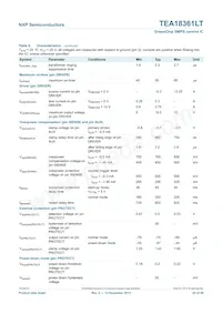 TEA18361LT/1J Datasheet Pagina 22