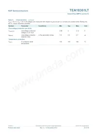 TEA18361LT/1J Datasheet Pagina 23