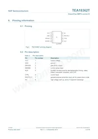 TEA18362T/1J Datasheet Page 4