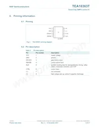TEA18363T/1J Datasheet Page 4