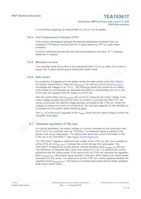 TEA19361T/1J Datasheet Page 12