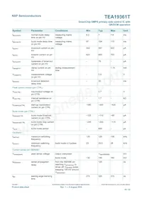 TEA19361T/1J Datasheet Pagina 19