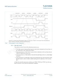 TJA1080ATS/2/T Datasheet Pagina 17