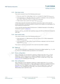 TJA1080ATS/2/T Datasheet Pagina 19