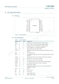 TJA1080TS Datasheet Page 5