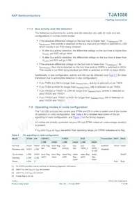TJA1080TS Datasheet Page 7