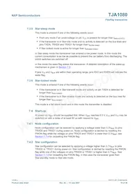 TJA1080TS Datasheet Page 19