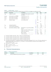 TJA1082TT數據表 頁面 18