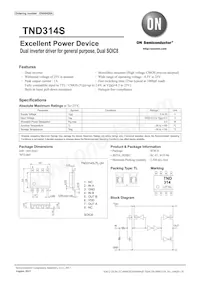 TND314S-TL-2H Datasheet Cover