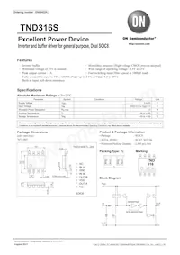 TND316S-TL-2H Datasheet Cover