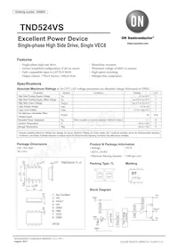 TND524VS-TL-H Datasheet Cover